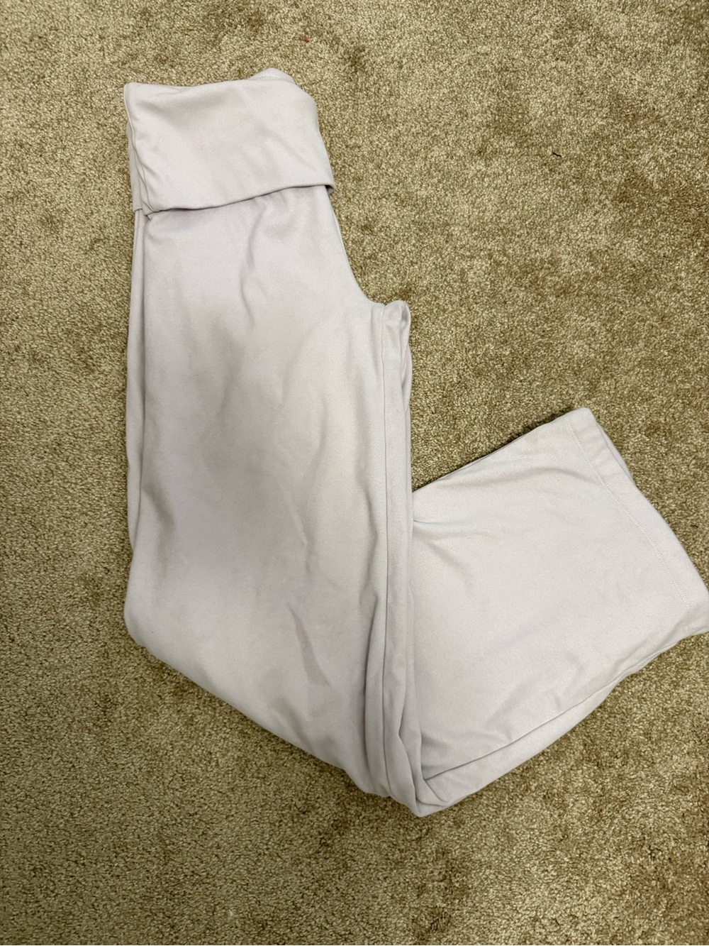 High-Rise Light Gray Leggings -‎ Women